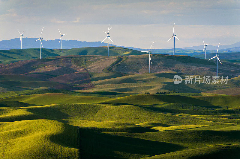 Steptoe Butte风力涡轮机